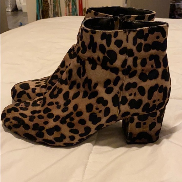 leopard booties target